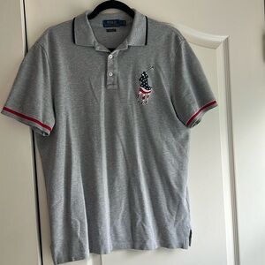 Polo Ralph Lauren grey polo shirt